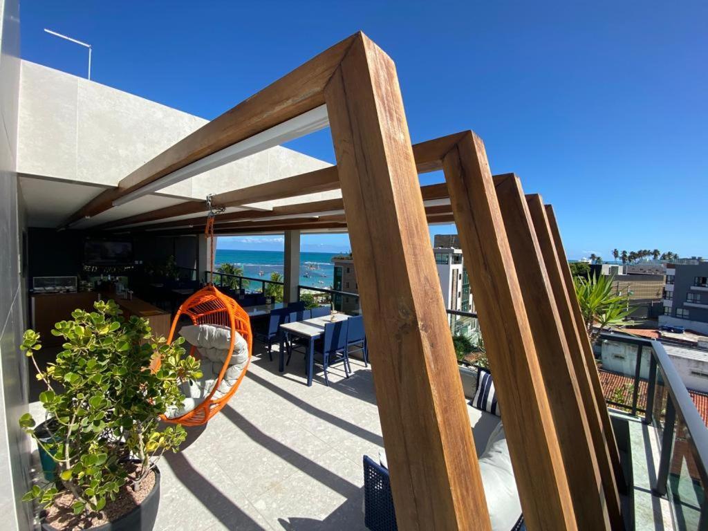 Flat Beira Mar Com Varanda Em * Porto de Galinhas