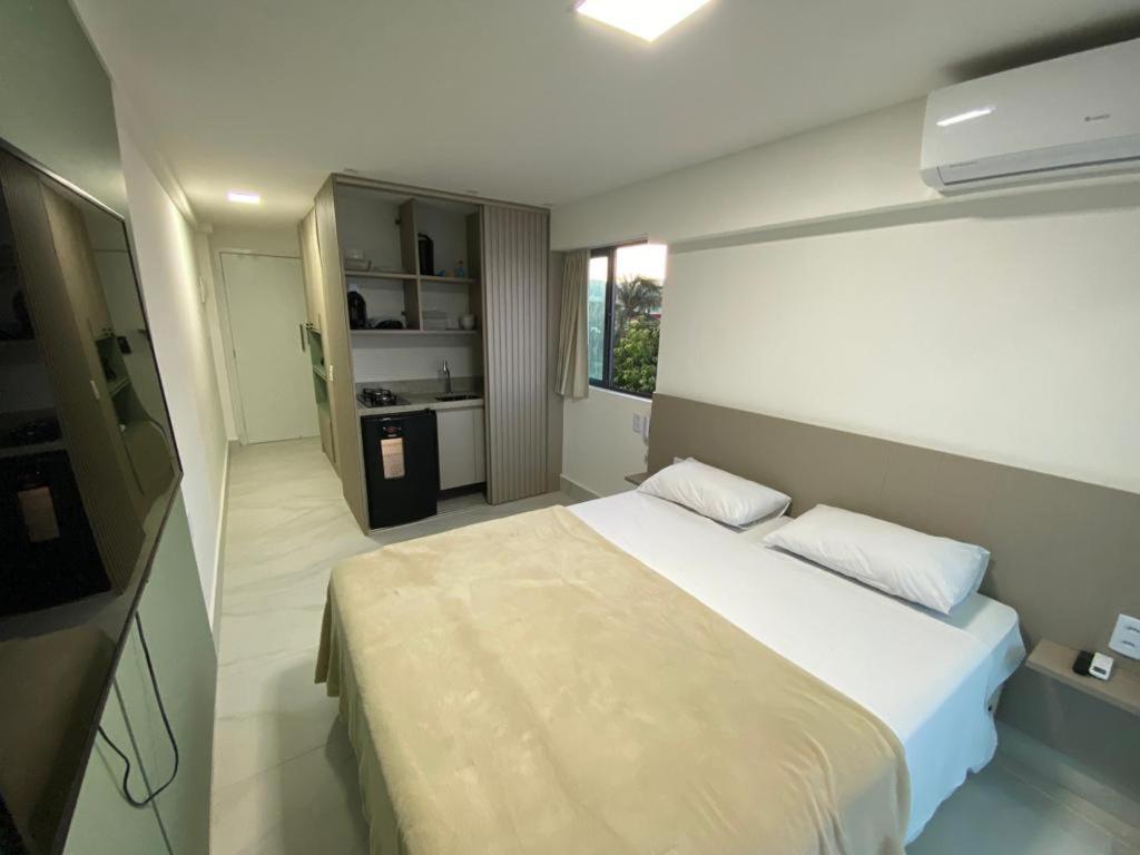 Flat Beira Mar Com Varanda Em Apartment